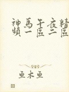 神马午夜精品视频一区二区封面