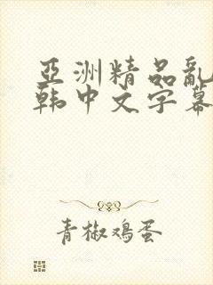 亚洲精品乱码日韩中文字幕封面