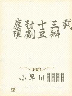 尘封十三载 电视剧豆瓣