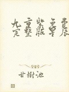 九重紫免费观看完整版星辰影院封面