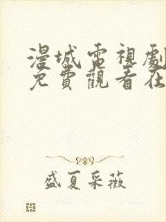 漫城电视剧全集免费观看在线观看封面