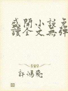 盛开小说免费阅读全文无弹窗