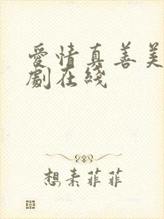 爱情真善美电视剧在线