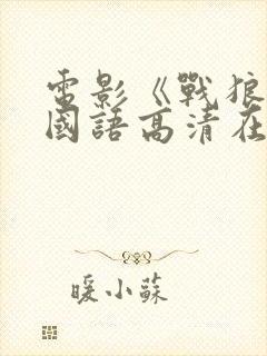 电影《战狼2》国语高清在线观看