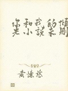 你和我的倾城时光小说未删减阅读封面