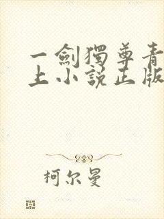 一剑独尊青鸾峰上小说正版