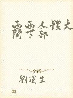 西西人体大胆瓣开下部