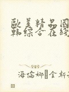 欧美精品国产日韩综合在线