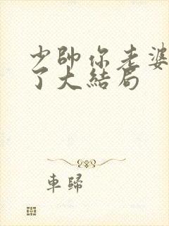 少帅你老婆又跑了大结局