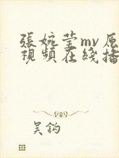 张婉莹mv原版视频在线播放封面