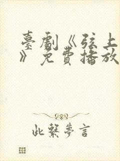 台剧《弦上光年》免费播放