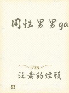 同性男男gay