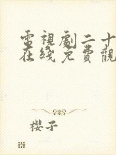 电视剧二十不惑在线免费观看