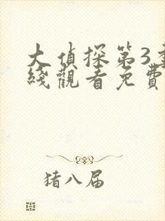 大侦探第3季在线观看免费版高清
