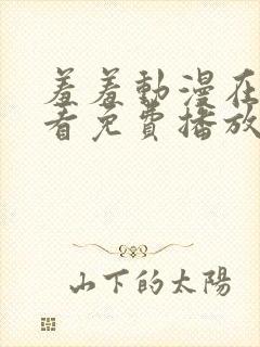 羞羞动漫在线观看免费播放封面