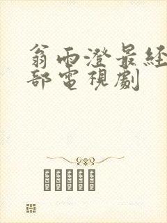 翁雨澄最经典十部电视剧