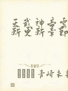 天武神帝云尘最新更新章节阅读封面