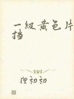 一级黄色片无遮挡封面