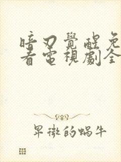 暗刃觉醒免费观看电视剧全集