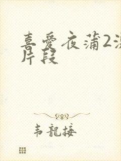 喜爱夜蒲2激情片段