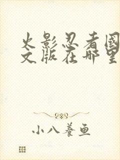 火影忍者国语中文版在哪里看