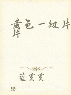 黄色一级片伦理片
