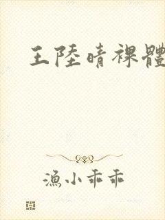 王陆晴裸体封面