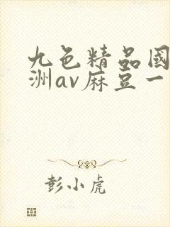 九色精品国产亚洲av麻豆一