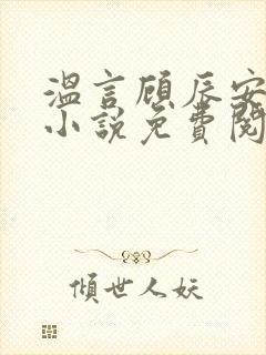 温言顾辰安正版小说免费阅读