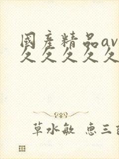 国产精品av久久久久久久