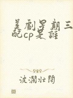 美剧星期三的官配cp是谁