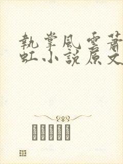 执掌风云萧峥陈虹小说原文免费阅读