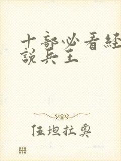 十部必看经典小说兵王封面