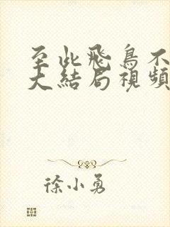 至此飞鸟不相逢大结局视频