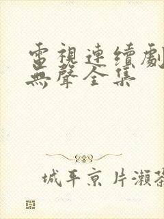 电视连续剧密战无声全集