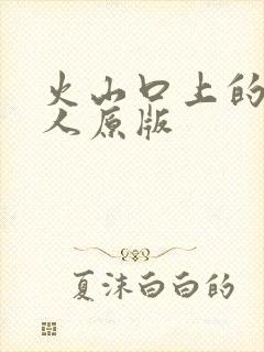 火山口上的两个人原版