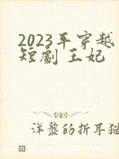 2023平穿越短剧 王妃