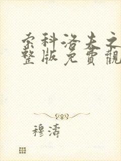 索科洛夫之战完整版免费观看