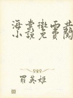 海棠微雨共归途小说免费阅读在哪看啊封面