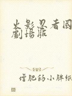 火影忍者国语版剧场版封面