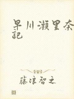 早川濑里奈西游记封面