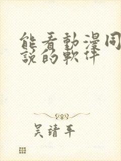 能看动漫同人小说的软件