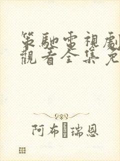 策驰电视剧在线观看全集免费播放