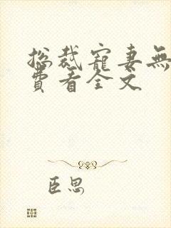 总裁宠妻无度免费看全文