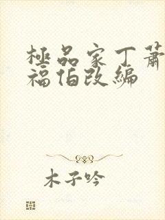 极品家丁萧夫人福伯改编封面