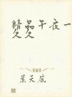 精品午夜一区久久久