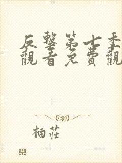 反击第七季在线观看免费观看完整版封面