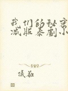我们的秘密未删减版泰剧小说封面