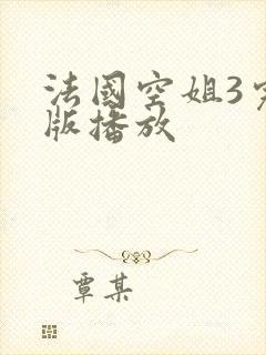 法国空姐3完整版播放封面