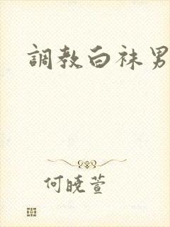 调教白袜男同封面